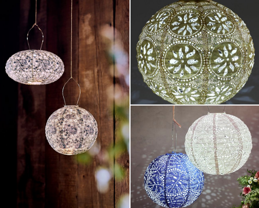 Elegant Solar Lights to upgrade your backyard or patio cover photo collage