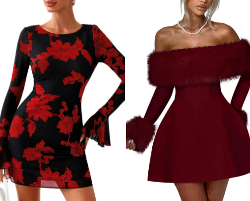 Stunning Holiday Dresses for Every Occasion cover photo collage