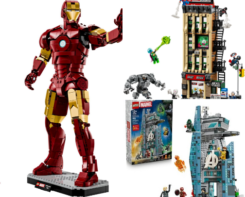 lego marvel cover photo collage