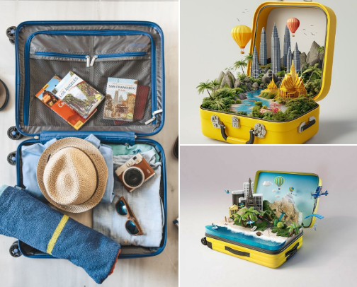 🌍✈️ Must-Have Travel Essentials for Every Trip! cover photo collage