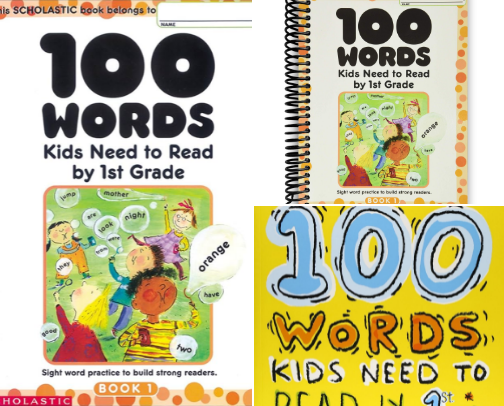 Download - Family resources for 100 Words Kids Need to Read by 1st Grade: Sight Word Practice to Build Strong Readers cover photo collage