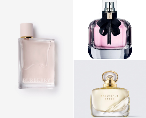 The perfume shop cover photo collage