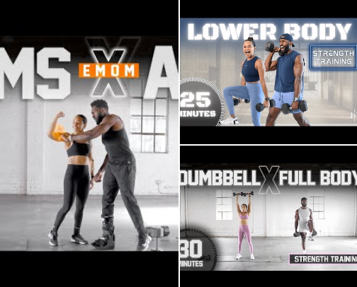 No Gym, No Problem: Simple Home Workout Routine cover photo collage