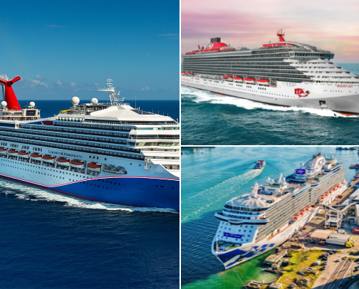 Let's talk Cruises. My top 5 Cruise lines. cover photo collage