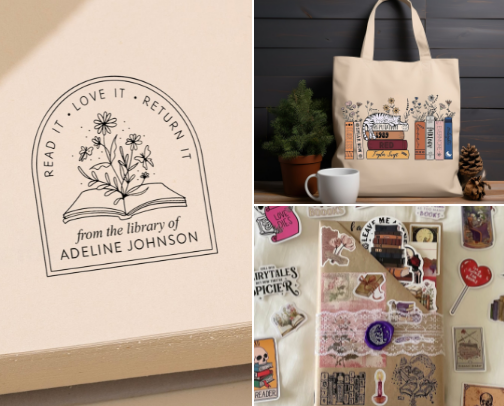 bookish gift ideas 💌 cover photo collage
