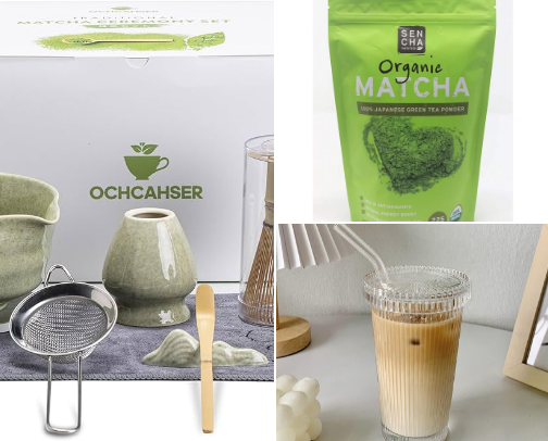 Matcha kit for matcha lovers cover photo collage