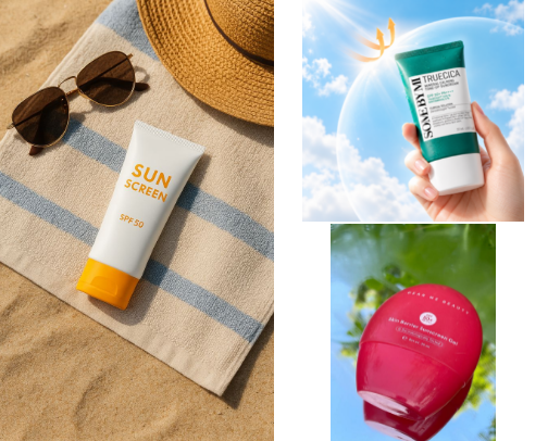 Physical Sunscreen for Sensitive Skin | Tropical Ready cover photo collage