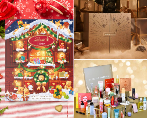 Advent calendar cover photo collage
