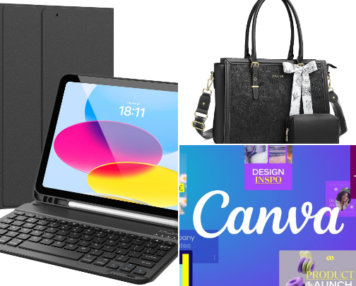 Essential Apps, Planners & Gadgets Every Entrepreneur Needs cover photo collage