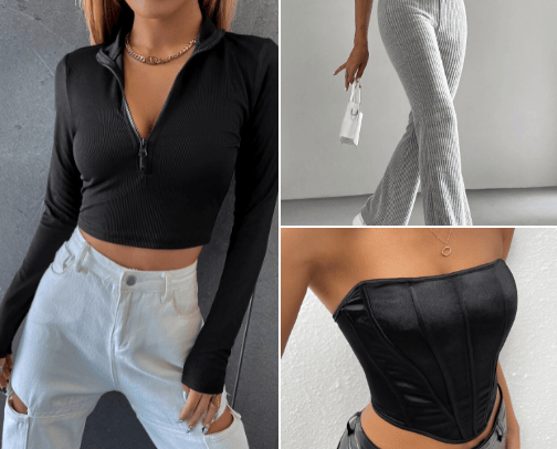 Simple yet affordable clothes cover photo collage