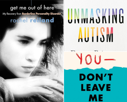 books on mental health cover photo collage