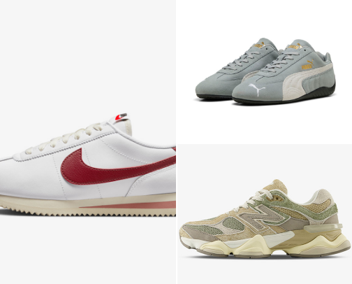 my go-to sneakers for school, walk that are genuinely comfortable and cute👟✨ cover photo collage