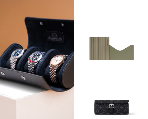 Luxury Travel Gifts or Essentials cover photo collage