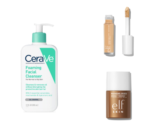 My super simple GRWM cover photo collage