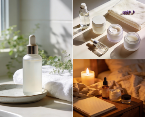 Beauty UGC Portfolio | Faceless Content Examples cover photo collage