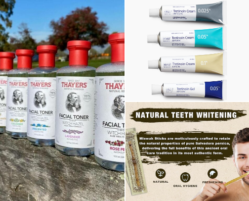 My favorite beauty recs cover photo collage