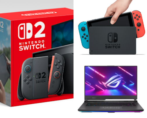 Gadgets, Gaming, Mobiles cover photo collage