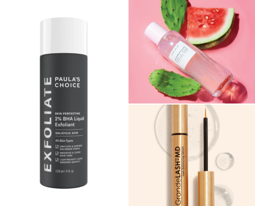 Skin care cover photo collage