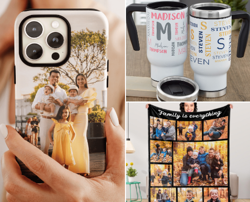 Personalized Finds That Make Perfect Gifts — Why Buy Basic When You Can Make It Uniquely Yours? cover photo collage