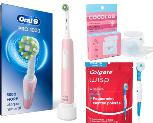 products to up your dental hygiene game 🦷🪥⭐️ cover photo collage