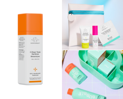Skin care cover photo collage
