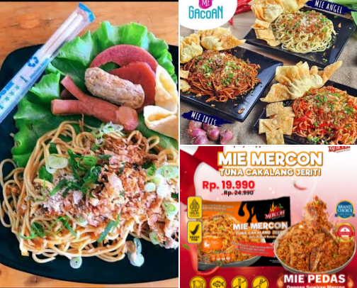 mie gacoan sangat enak cover photo collage