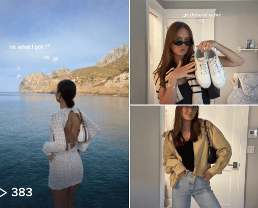 TikTok OOTD's cover photo collage