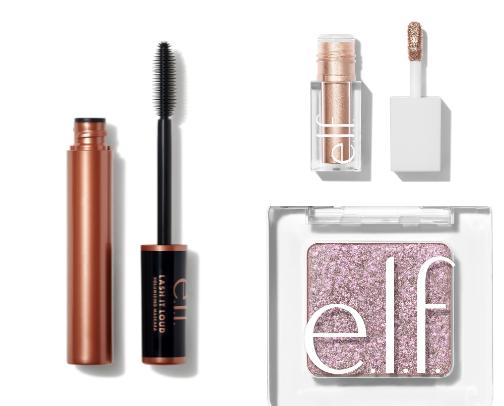 Full face on a budget featuring e.l.f. Cosmetics cover photo collage