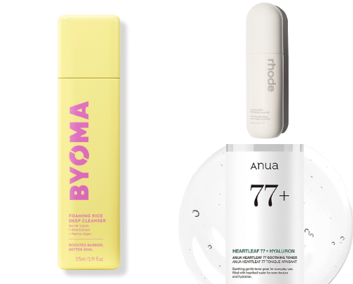 My AM skincare routine- dry skin edition 🙌🏼 cover photo collage