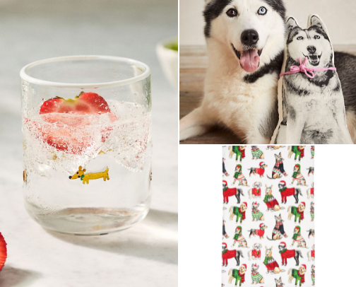 Dog Mom Holiday Gift Guide cover photo collage