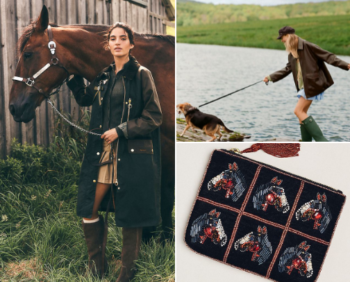 ANTHROPOLOGIE - Equestrian style that we love cover photo collage
