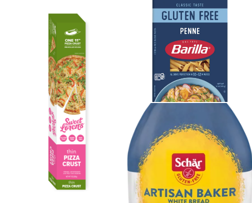 My favorite gluten free items cover photo collage