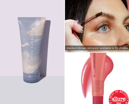 rad's beauty recs (as a very normal girl in her 30s) cover photo collage