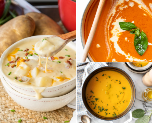 15 Fall Soup Recipes You’ll Want to Try🍂🎃 cover photo collage