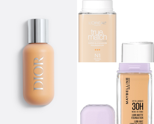 Want a Filter Like Finish? I got you! Favorite Foundations, powders and more! cover photo collage