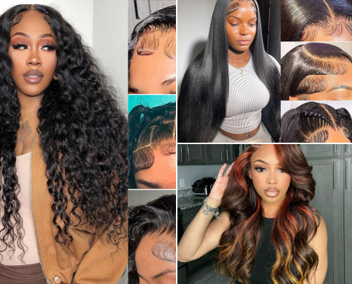 Tiktok Wig Links🩷 cover photo collage