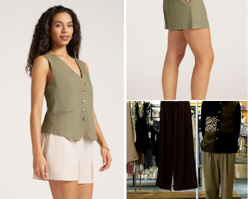 Shorts Set Looks cover photo collage