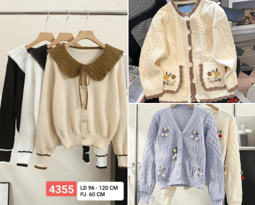 Atasan Rajut/Knitwear - Shopee cover photo collage