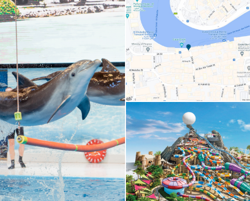 10 Places To Visit In Dubai With Kids cover photo collage