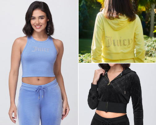 SPARKLE & SHINE WITH JUICY COUTURE cover photo collage