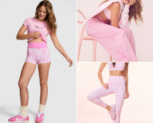 Everything you need from the PINK x LoveShackFancy collab cover photo collage