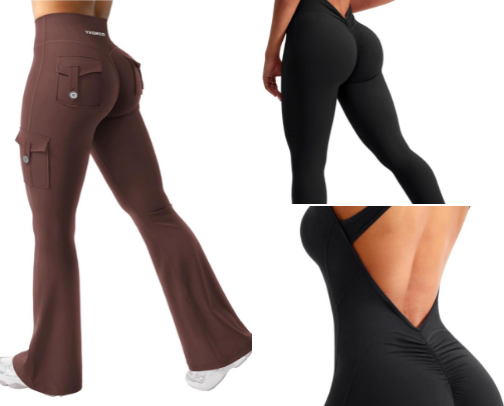 Active wear - tall girl friendly cover photo collage