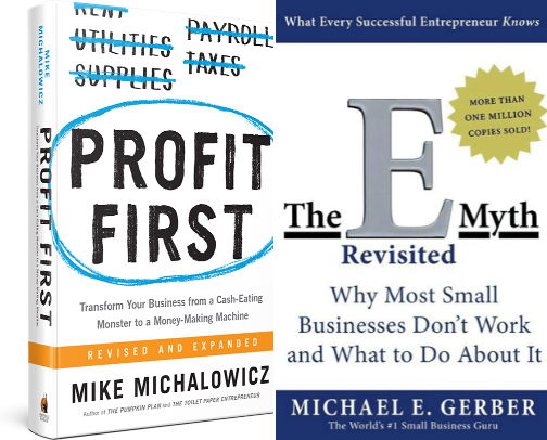 Business & Mindset Books for Therapists cover photo collage