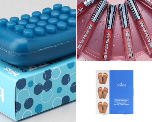 beauty items cover photo collage