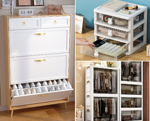 Home Storage and Organizer cover photo collage