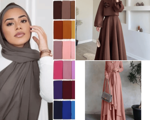 Muslim Girls' clothing cover photo collage