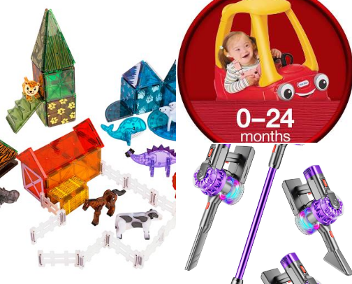 Toys for kids/babies cover photo collage