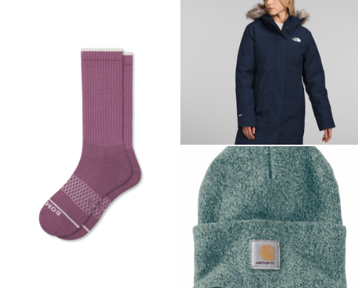 Cold Weather Walking Essentials cover photo collage