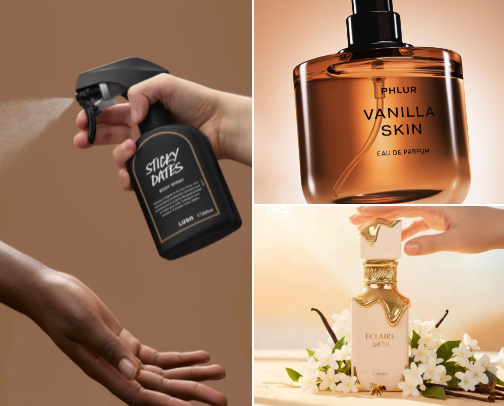 perfume cover photo collage