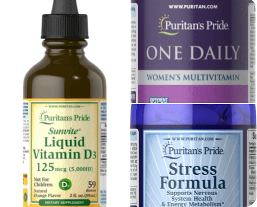 Vitamins + Supplements cover photo collage